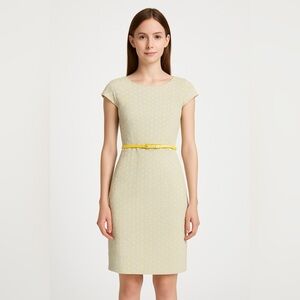 Size 12 grey and yellow dress New with tags